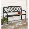 Evergreen Celtic Knot Garden Bench - 3 of 4