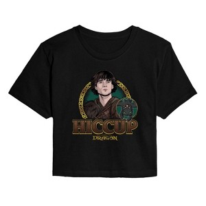Women's - How to Train Your Dragon - Hiccup Cropped Graphic T-Shirt - 1 of 4