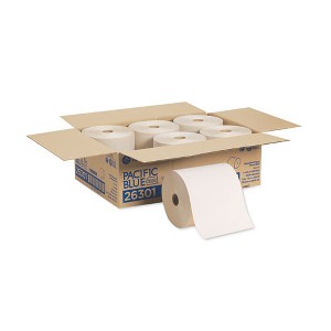 Georgia Pacific Professional Pacific Blue Basic Nonperforated Paper Towels, 1-Ply, 7.78 x 800 ft, Brown, 6 Rolls/Carton - 1 of 4