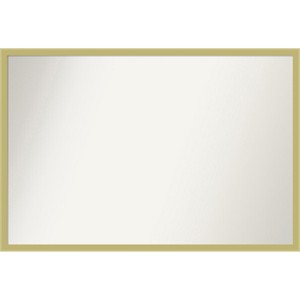 Amanti Art Incline Non-Beveled Wood Framed Bathroom Vanity Wall Mirror - 1 of 4