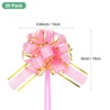 Unique Bargains Plastic Gold Edge Glossy Durable Ribbon Pull Bows 20 Count - 2 of 4