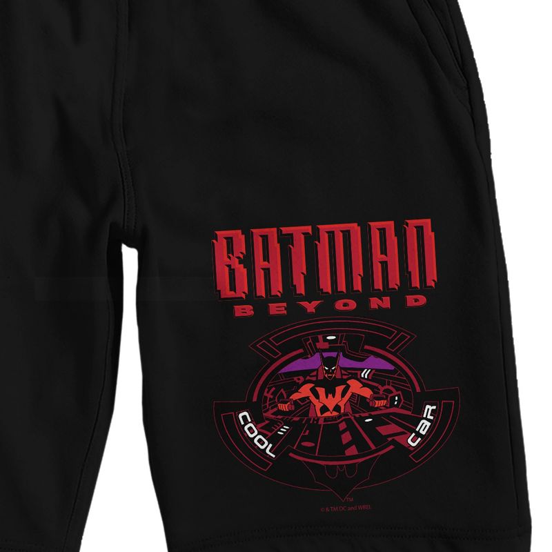 Batman Beyond Batman Heroic Pose Men's Black Sleep Pajama Shorts, 2 of 4