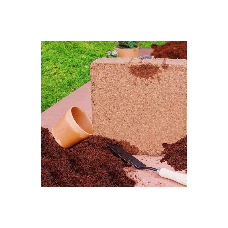 Envelor 4pk 10lb Compressed Coco Coir Bricks Potting Soil, 3 of 5