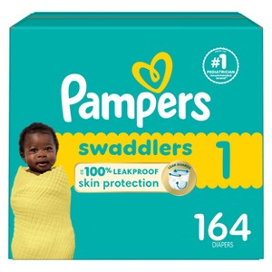 Pampers Swaddlers Sensitive Disposable Diapers - (Select Size and Count) - 1 of 4