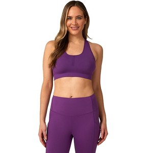 32 Degrees Cool Women's Fitted Seamless Racerback Sports Bra - 1 of 4