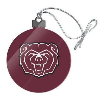 Missouri State University Bears Logo Acrylic Christmas Tree Holiday Ornament