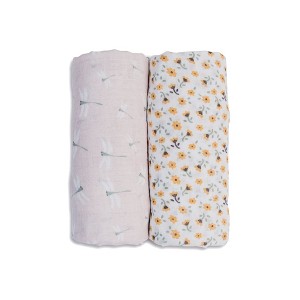 Cotton Swaddle 2 Pack - 1 of 4