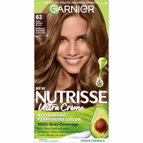 Garnier Nutrisse Nourishing Permanent Hair Color Creme - 63 Light ...