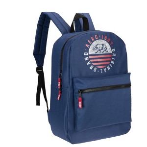 Aeropostale 16.5" Small Backpack for Girls Boys, Back-To-School Essentials Bags with Front Zip Pocket Side Mesh Pocket - 1 of 4