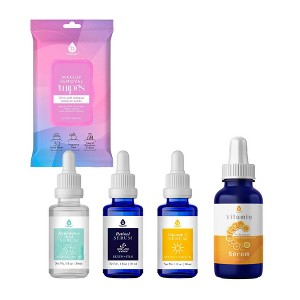 Pursonic Complete Skincare Essentials Bundle – Anti-Aging Serum Set, Vitamin C Serum, and Makeup Removal Wipes - 1 of 4