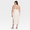 Women's Open Back Midi Slip Dress - A New Day™ - image 2 of 3