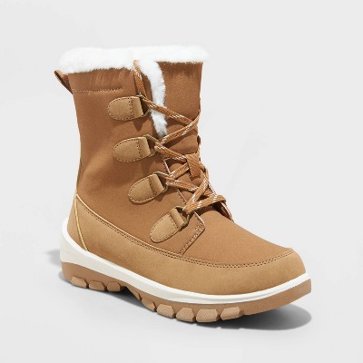 Men's Mack Lace-Up Winter Hiker Boots - All in Motion™ Brown 13