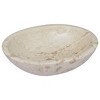 vidaXL Sink Cream 20.9"x15.7"x5.9" Marble - 2 of 4