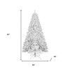 5' White Full Spruce Christmas Tree - 3 of 4