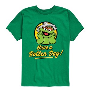 Boys' - Sesame Street - Have A Rotten Day Short Sleeve Graphic T-Shirt - 1 of 4