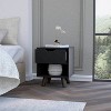 Gulches Classic 2-Drawer Nightstand English Dovetail Construction, 3/4 Extension Drawers, Metal Center Glides, Timeless Design - 2 of 4