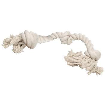 Boss Pet Digger's White Cotton Rope Bone Rope Dog Tug Toy Extra Large 1 pk