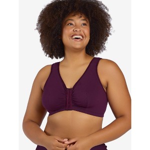 Leading Lady The Meryl - Cotton Front-Closure Comfort & Sleep Bra - 1 of 4