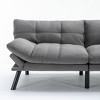 PAGED Convertible Folding Sofa Modern Sofa Bed with Adjustable Armrest and Backrest for Living Room, Apartment - 4 of 4