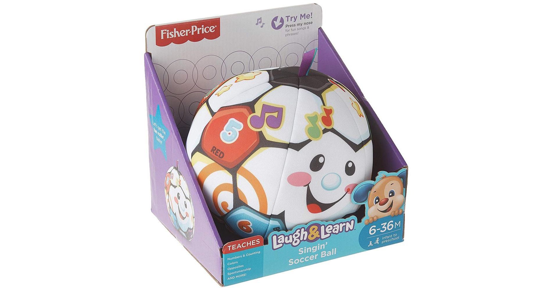 Fisher-Price Laugh & Learn Singin' Soccer Ball