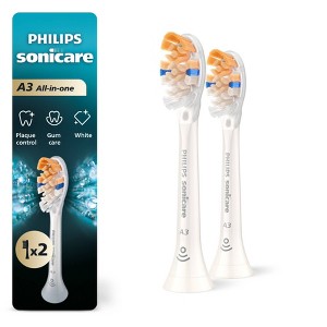 Philips Sonicare A3 All-in-1 Brush Head - White - 2pk: Oral Care