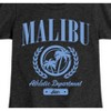 Girls' - Barbie - Malibu Athletic Department Fitted Short Sleeve Graphic T-Shirt - 2 of 4