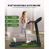 Foldable Treadmill with Incline, Electric Treadmill with Bluetooth Speaker, 3.5HP Powerful Motor, 330LBS Weight Capacity - 3 of 4