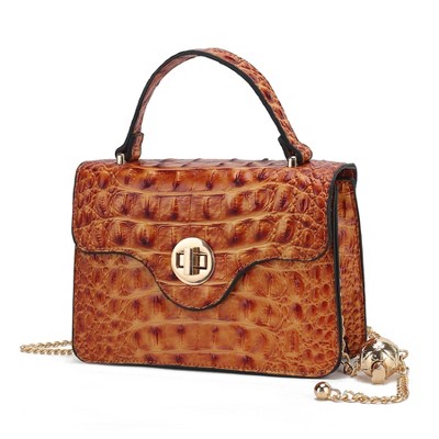 MKF Collection Mae Women's Vegan Leather Mini Crossbody Functional Handbag by Mia K