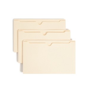 Smead File Jacket, Reinforced Tab, 2" Expansion, Legal Size, Manila, 50 per Box (76560) - 1 of 4