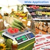 Costway 66lb Price Computing Scale with Dual LCD Displays & Rechargeable Battery - 4 of 4