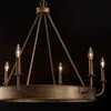Capital Lighting Nole 6 - Light Chandelier in  Mystic Luster - 3 of 4