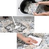 Washable Checkered Runner Rug, Non-Slip Neutral Area Rug for Kitchen Bathroom Bedroom Hallway, Modern Farmhouse Carpet - 4 of 4
