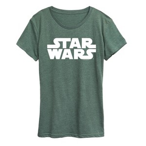 Women's - Star Wars - Logo Short Sleeve Graphic T-Shirt - 1 of 4
