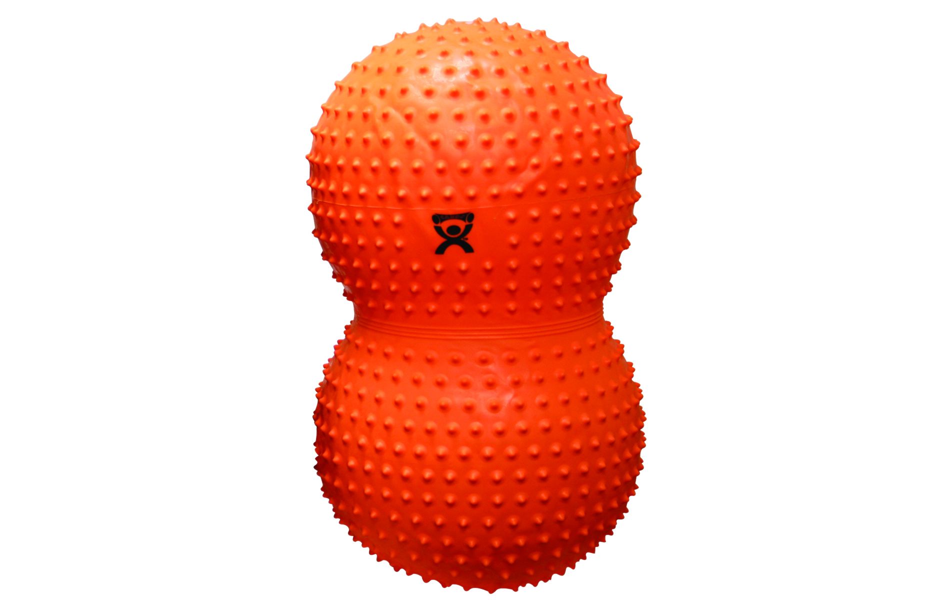 CanDo Peanut Ball  Inflatable Exercise Sensi-Saddle Roll - Orange - 20" Dia x 39" L (50 cm Dia x 100 cm L)