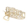 Unique Bargains Women's Large Metal Hair Claw Clip Hair Barrettes Butterfly Style Claw for Fashion Accessories 3.2 Inch - 3 of 4
