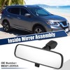 Unique Bargains Rear View Mirror Car Interior for Nissan Sentra Tiida 96321-2DR0A 96321-2DR0-A103 - 2 of 4