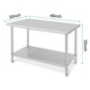 Food Prep Stainless Steel Table Commercial Workstation - 2 of 4