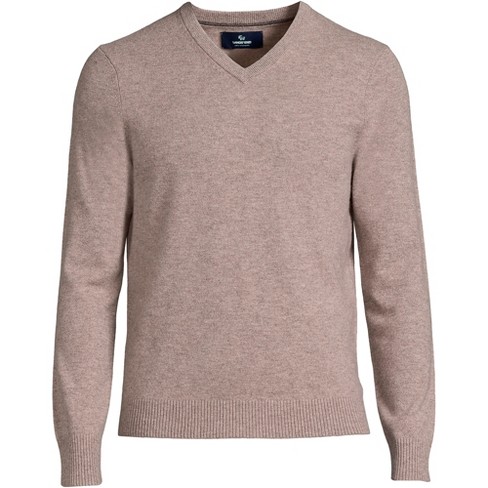 Lands' End Men's Fine Gauge Cashmere V-neck Sweater - 2x Large