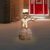 Northlight LED Lighted Rustic Rattan Snowman Outdoor Christmas Decoration - 48" - Warm White - 2 of 4