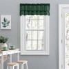 Ellis Stacey 1.5" Rod Pocket High Quality Fabric Solid Color Window Ruffled Filler Valance 54"x13" Harvest - 2 of 4