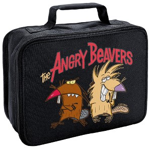 Angry Beavers Brothers And Logo Insulated Soft Sided Lunch Box - 1 of 4