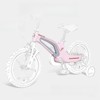 INFURNIC Bicycles, 14 Inch Kids Bike with Auxiliary Wheel, Single Speed Cruiser Bike for Girls and Boys, Pink, 39.36*22.8"*25.92" - 3 of 4
