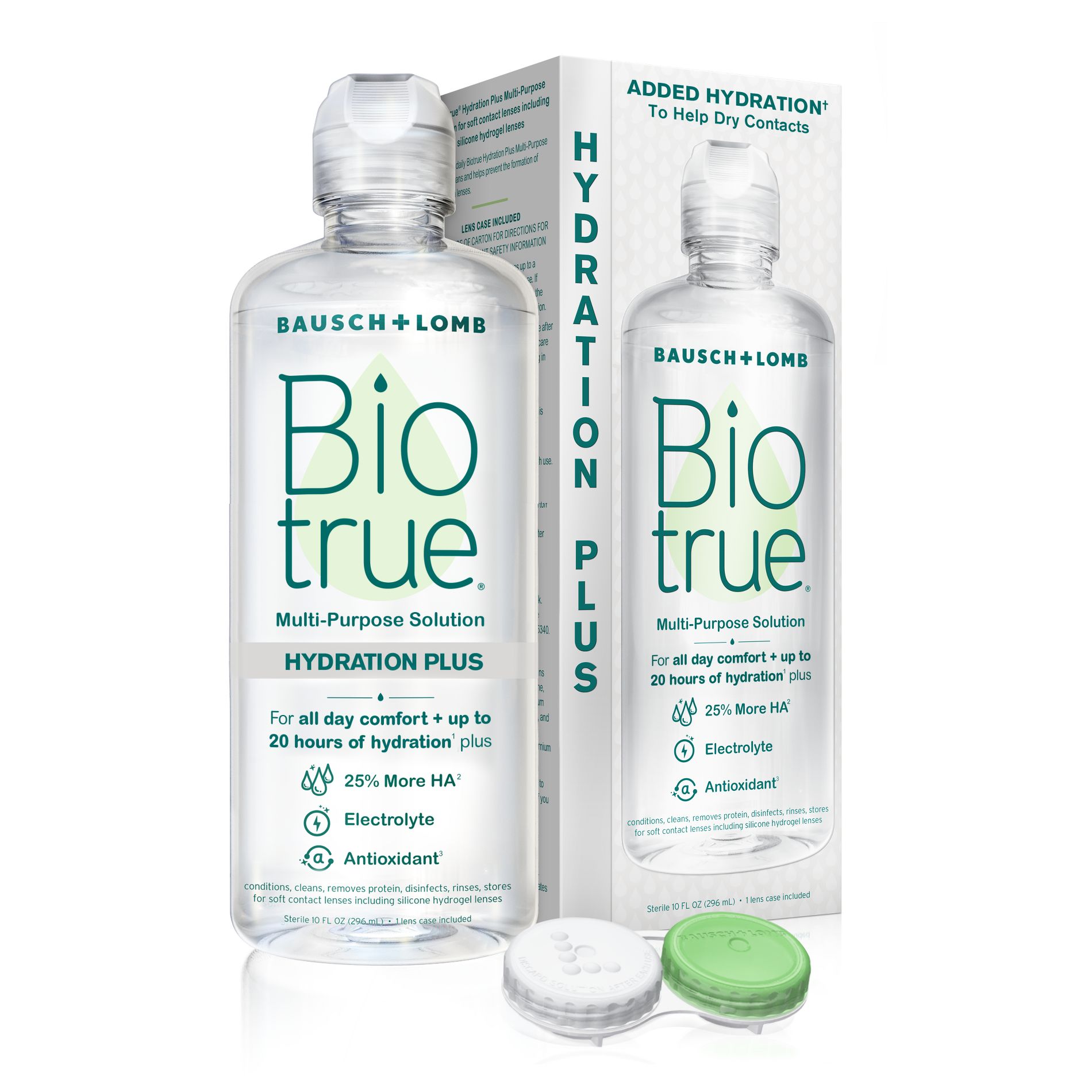 Biotrue Hydration Plus Contact Solution for Hydrating Lens Care - 10 fl oz