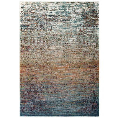 Modway Tribute Jacinda Rustic Distressed Vintage Lattice 5x8 Area Rug