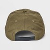 Men's Nylon 5 Panel Baseball Hat - Goodfellow & Co™ Olive Green - image 3 of 4