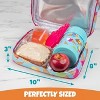 Bentology Lunch Box for Girls - Kids Insulated, Durable Lunchbox Tote Bag Fits Bento Boxes, Containers and Bottles, Back to School Lunch Sleeve Keeps - 4 of 4