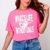 Simply Sage Market What's Life Without Goals Garment Dyed Tee - 2 of 4