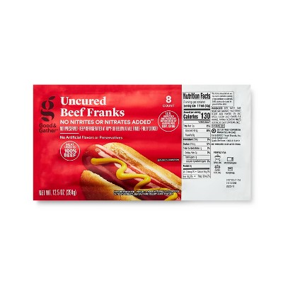 Uncured Beef Franks - 12.5oz - Good & Gather™