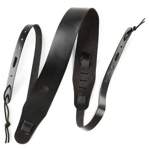D'Addario Leather Banjo Strap Black - 1 of 4