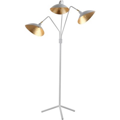 Iris Floor Lamp - LIT4361 - White/Gold - Safavieh